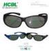 Fashion 3 Dimensional Linear Polarized 3d Glasses / 3D Cinema Eyewear