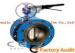 Center Line U Typ Butterfly Valve with DI / CI / WCB , EPDM Rubber lined Valves 2" - 48"