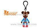 OEM Captain America Popular Cute Holiday Gift Vinyl POPOBE Bear Key Chain