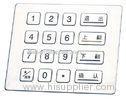 ZT582B polymer PIN PAD with 6 Function Keys Kiosk Metal Keyboard