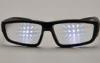 Promotional Plastic Diffraction Grating Film Glasses With Black Frame