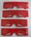 Passive Stereoscopic Chromadepth 3D Glasses Red And Blue For 3d Anaglyph Images