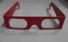 Cardboard Frame Chromadepth 3D Glasses For Children , Real D 3D Glasses