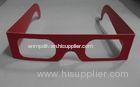 Cardboard Frame Chromadepth 3D Glasses For Children , Real D 3D Glasses