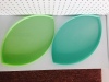 Big Leaf Shape Plastic Fruit Plate