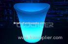 RGB Color Changing LED lighted ice bucket Nighclub Plastic Holder for wine