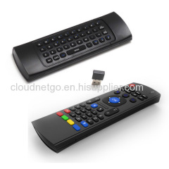 2.4G Air Mouse Keyboard Remote Control Groscope Built in 6-Axis somatosensory for Android TV box Smart TV