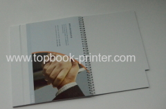 FSC cotton paper plastic coil spiral binding calendar printing on demands