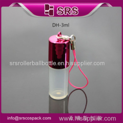 SRS 3ml 5ml 7ml 8ml plastic roll on bottle with hook