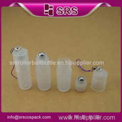 SRS 3ml 5ml 7ml 8ml plastic roll on bottle with hook