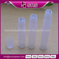 SRS various volume Plastic roller ball bottle with three ball