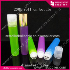 SRS various volume Plastic roller ball bottle with three ball