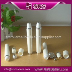SRS white color electronic vibrating 10ml roll on bottle for eye massage