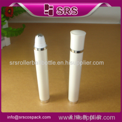 SRS white color electronic vibrating 10ml roll on bottle for eye massage