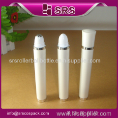 SRS white color electronic vibrating 10ml roll on bottle for eye massage