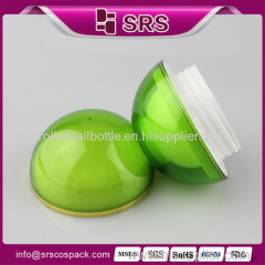 SRS thinner wall ball shape mask packaging 50G acrylic cream jar