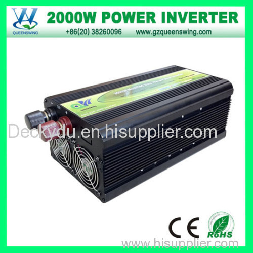 QueensWing DC12V to AC220V 2000W Solar Power Inverter With digital display