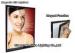 Laser Engraving Magnetic Advertising Crystal LED Light Box Display A0