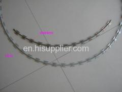 Hot Dip Galvanized Razor Coil Wire