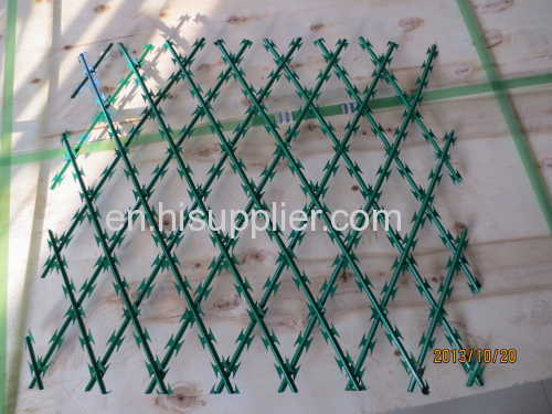 powder coated razor barbed wire