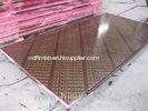 Thin Brown Film Faced Plywood Waterproof , Thickness 6mm - 12mm