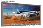 Aluminum Silver Large Magnetic LED Fabric Light Box For Crafts 12W - 120W