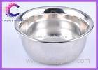 Traditional large metal shaving bowl , shave cream bowl chrome plating