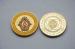 Engrave Laser Fake Golden Commemorative Coins with Aluminium Stainlesss steel