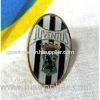 Safty pin design Cutomized football club badge with Fake Golden Plating