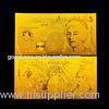24k Gold 5 Pounds Double Logo Gold Banknote - Pound Gold Currency