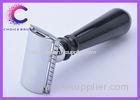 Stainless steel + acrylic Double Edged Safety Razor , butterfly safety razor