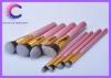 Cute high end Soft pink makeup brush sets , makeup tools set