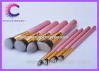 Cute high end Soft pink makeup brush sets , makeup tools set