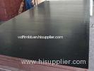4-Edge Black Film Faced Plywood For Building Material , Tight Construction And High Strength