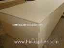 Moisture Resistant Plain MDF Board / Melamine Faced Medium Density Fiberboard