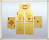57 * 87mm standard 52 cards 24K Custom Playing Cards Christmas gifts
