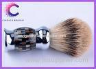 Handmade Eclusive color handle silver tipped badger shaving brush 26 * 116mm