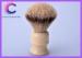 Faux invory handle high mountain white badger hair shaving brush for men