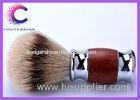 Bruma rosewood silver tipped badger hair shaving brush With Custom Logo