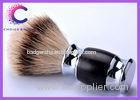 Hand made silvertip badger shaving brushes with real black ebony handle