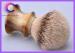 Traditional Handmade high mountain silver tip badger shaving brush faux horn handle