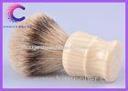 24mm large density silvertip badger travel shaving brushes for men