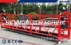 Red Yellow Blue Rope Suspended Platform Cradle for Exterior maintenance cleans