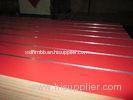 Plain or Melamine Faced Red Slotted MDF Boards for display rack , storage cabinet
