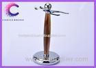 Faux Horn Shaving Brush And Razor Stand , shaving brush sets for male