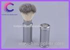 Professional Synthetic hair metal handle Travel Shave Brush for men