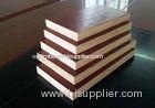 Red Film Faced Shuttering Plywood / Three Grade Level And Price / Poplar Core