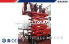 Good scissor structure hydraulic platform lift with heavy loads double-layers table board