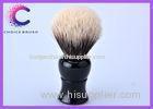 Double / 2 Band Shaving Brush with black handle acrylic material , shaving kits for men