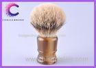 Classic silver tipped badger brush Faux Horn Handle 24mm knots size